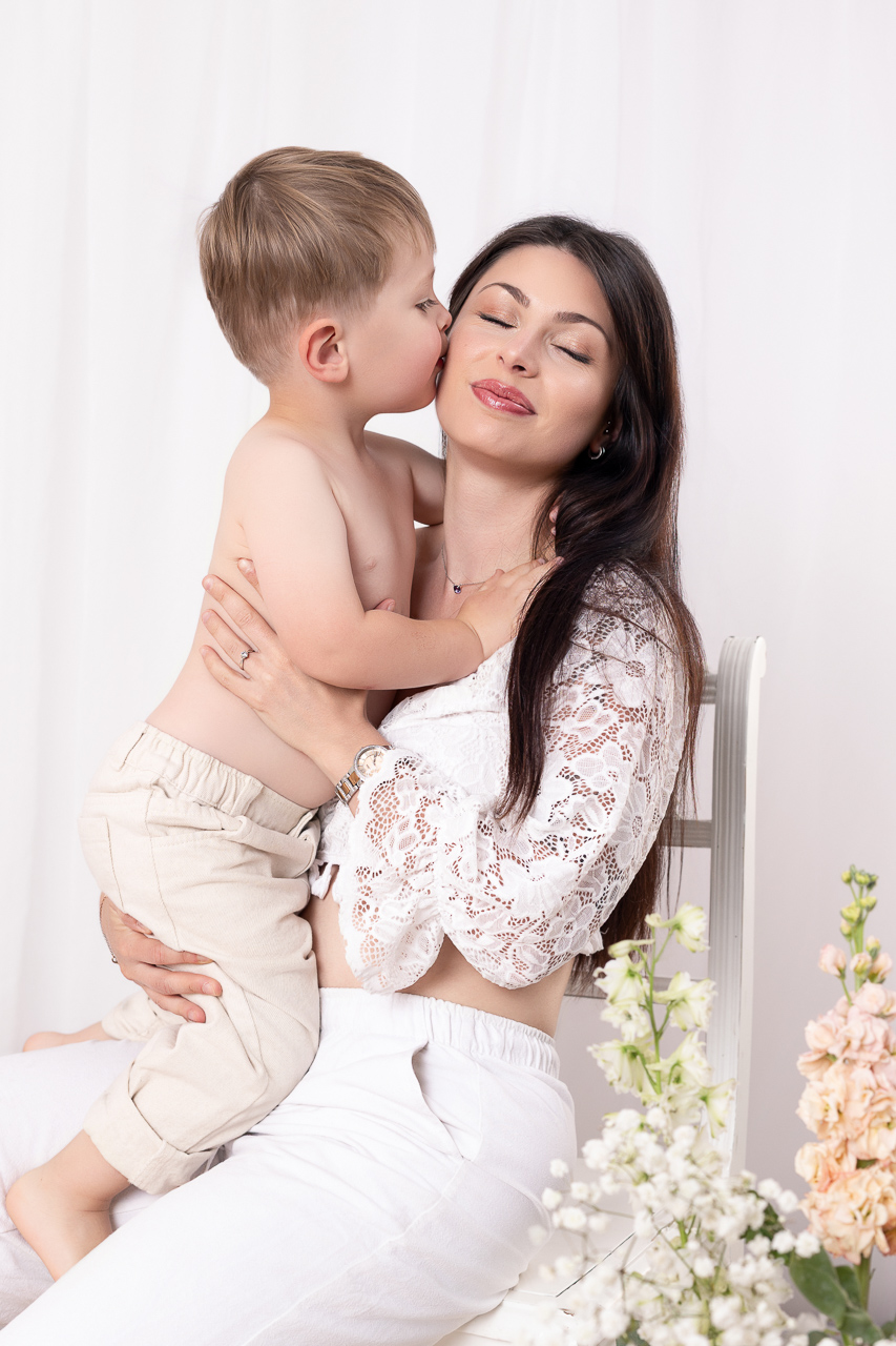 Séance photo Fête des mères à Pusignan avec maman et enfant